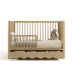 Casablanca driftwood crib converted to toddler bed