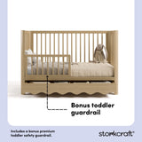 Casablanca driftwood crib toddler guardrail callout