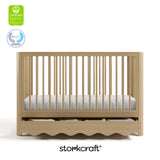 Caablanca driftwood crib with GGG and PTPA logo on top left