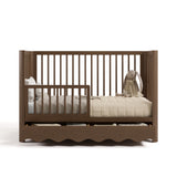 Casablanca hazelnut crib converted to toddler bed