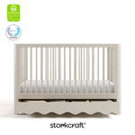 Caablanca frosted oat crib with GGG and PTPA logo on top left
