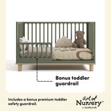 Sicily olive with driftwood crib bonus guardrail callout