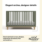 Sicily olive with driftwood crib style callout