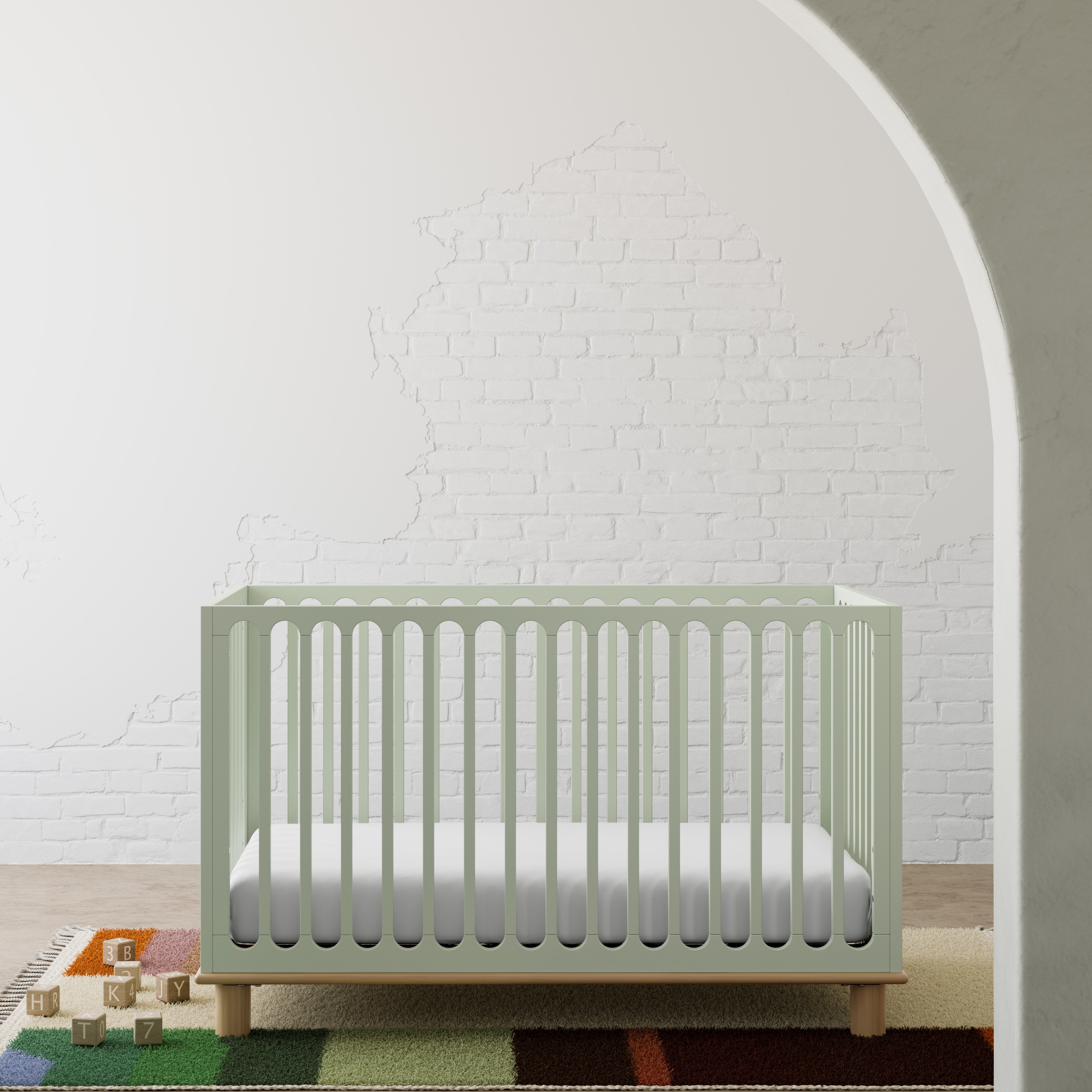 Sicily sage with driftwood crib in a nursery