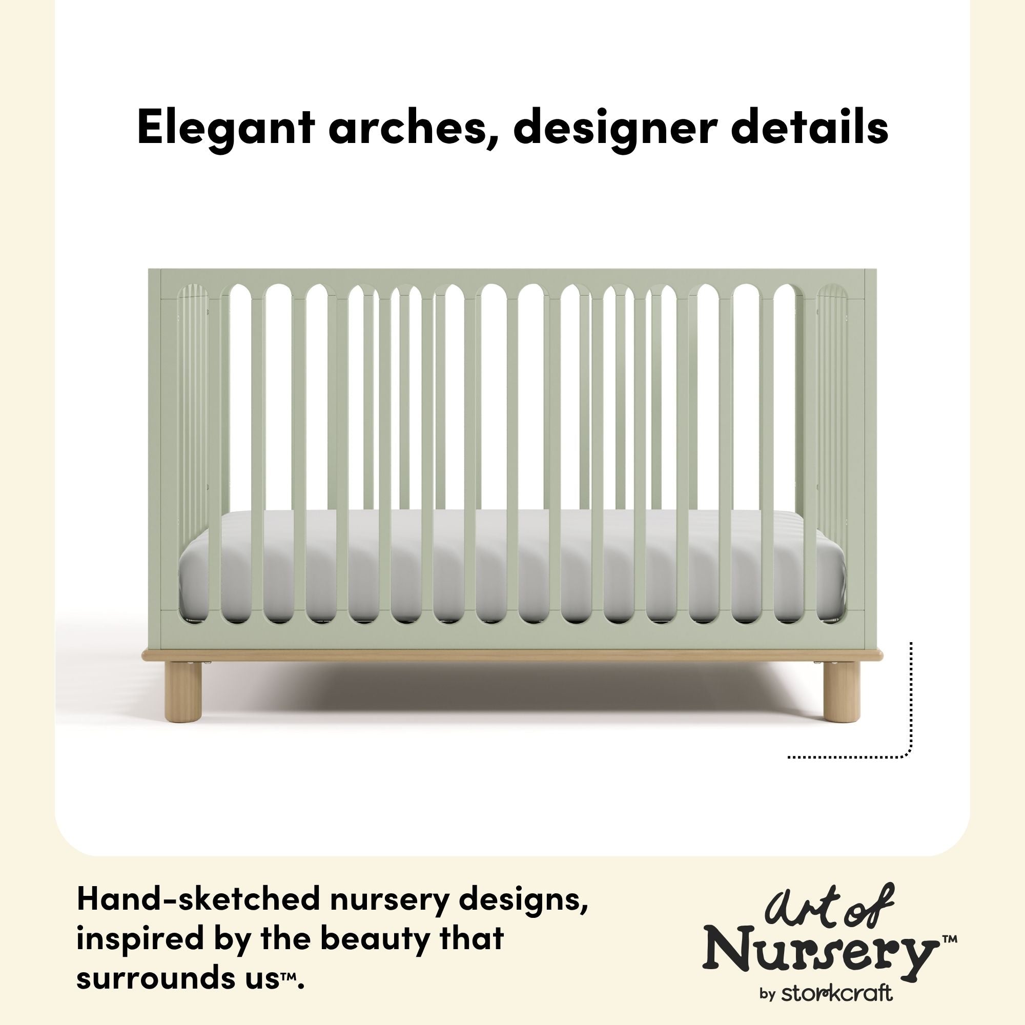 Sicily sage with driftwood crib style callout