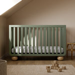 Amalfi olive with driftwood crib in a nursery