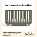 Amalfi olive with driftwood crib style callout