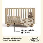 Amalfi driftwood crib bonus guardrail callout