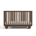 Amalfi hazelnut crib front view