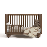 Amalfi hazelnut crib converted to toddler bed