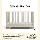 Sorrento frosted oat and driftwood crib style callout