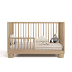 Sorrento driftwood crib converted to toddler bed