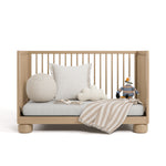 Sorrento driftwood crib converted to daybed