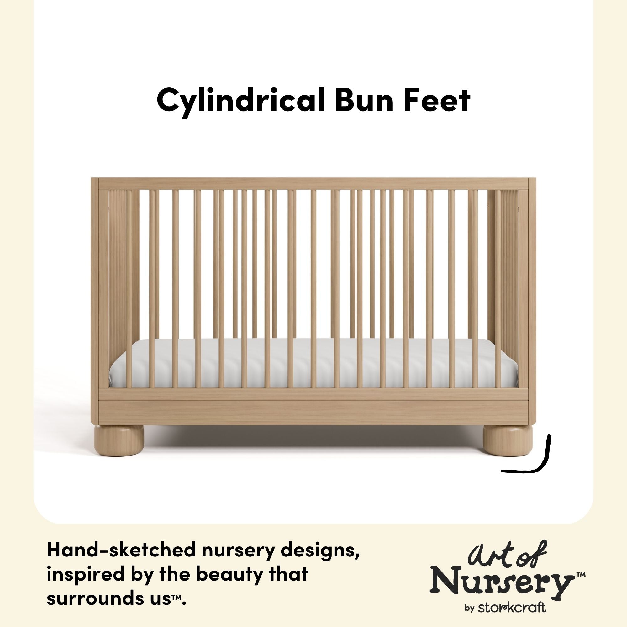 Sorrento driftwood crib style callout