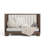 Sorrento hazelnut crib converted to daybed