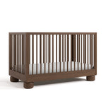 Sorrento hazelnut crib angle view