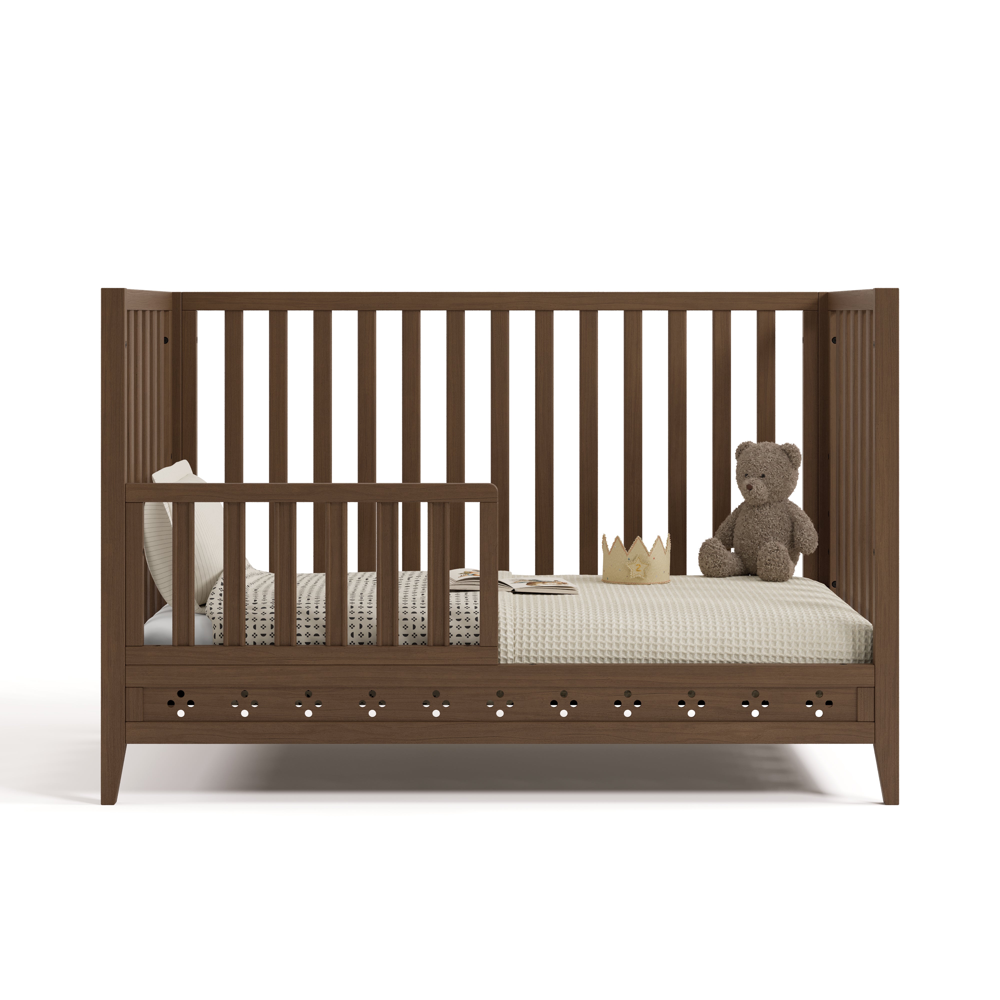 Mallorca Crib in Hazelnut Toddler Bed image
