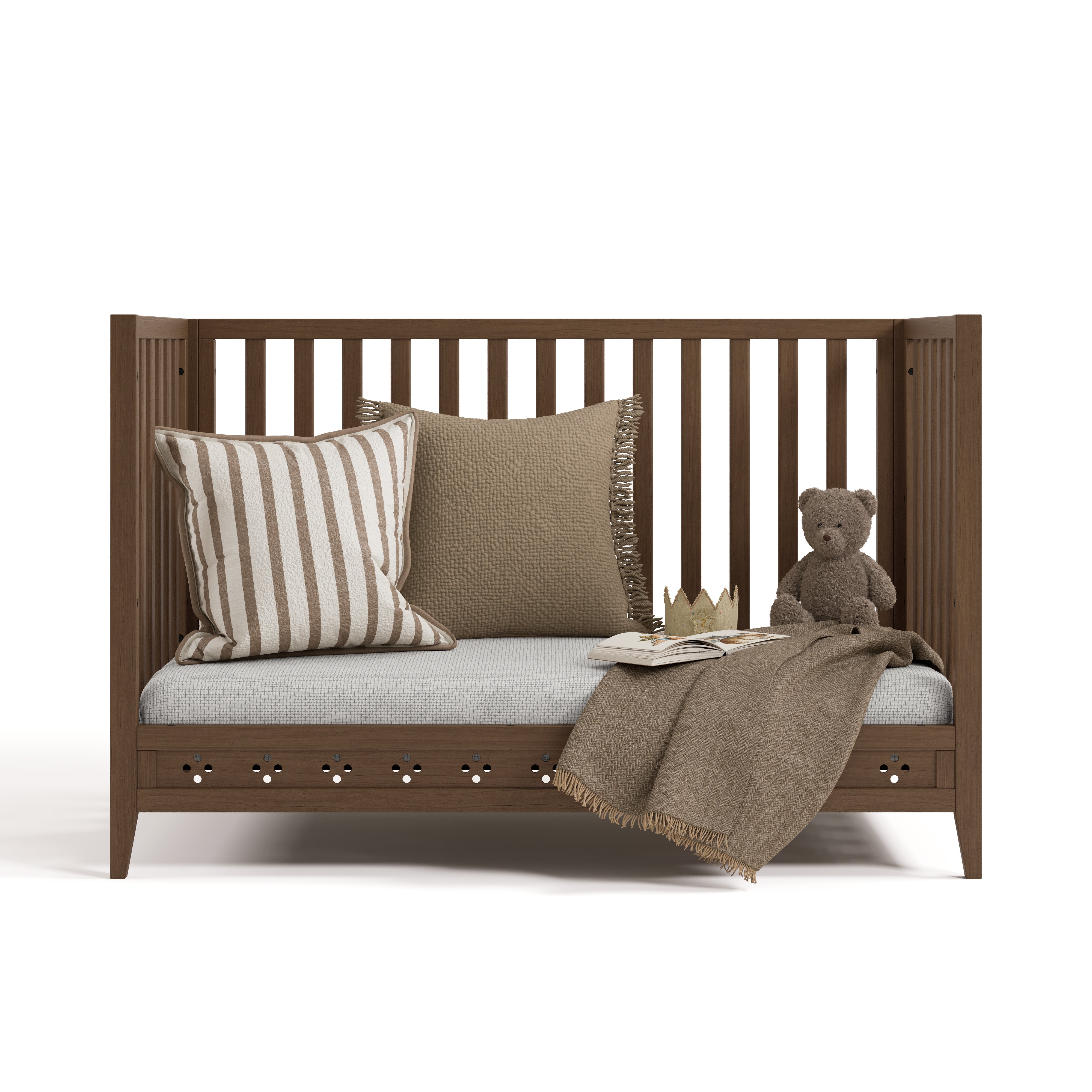 Mallorca Crib in Hazelnut daybed image