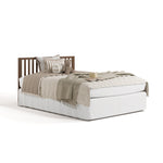 Mallorca Crib in Hazelnut full bed image