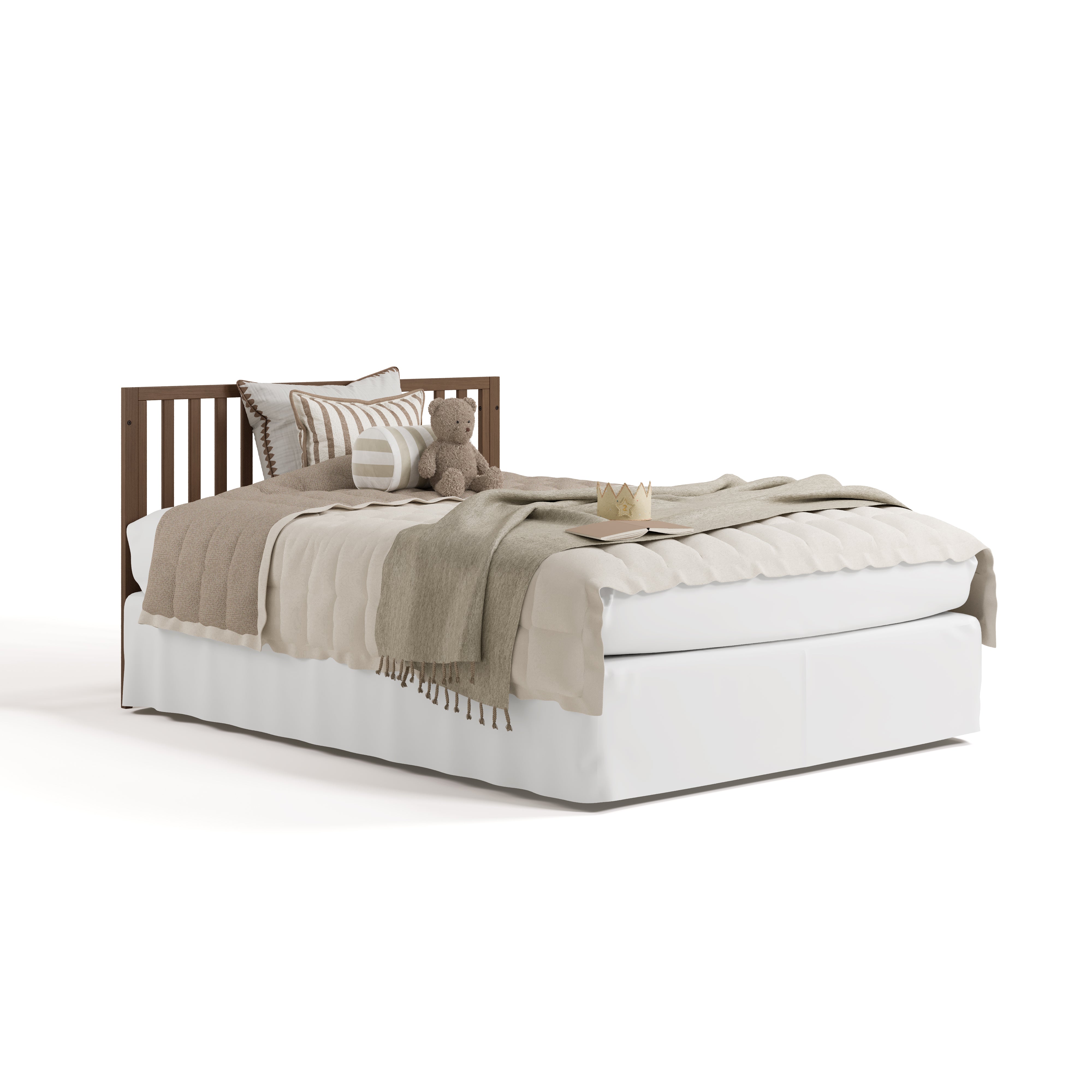 Mallorca Crib in Hazelnut full bed image