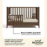 Mallorca Crib in Hazelnut Callout image