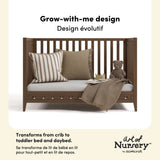 Mallorca Crib in Hazelnut Callout image