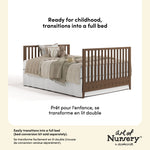 Mallorca Crib in Hazelnut Callout image