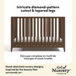 Mallorca Crib in Hazelnut Callout image