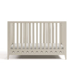 Mallorca Crib in Frosted Oat front facing image