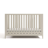 Mallorca Crib in Frosted Oat front facing image