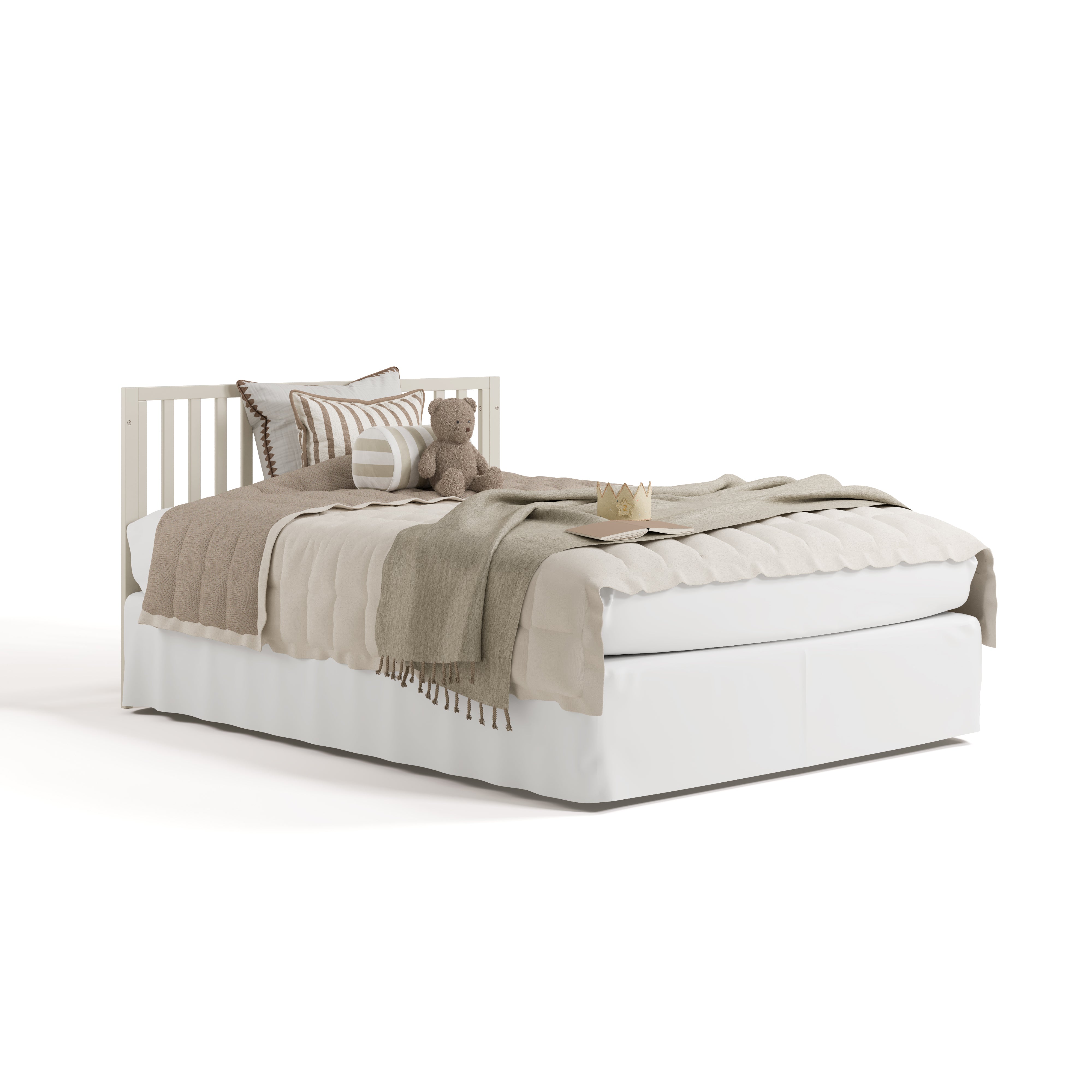 Mallorca Crib in Frosted Oat Full bed image