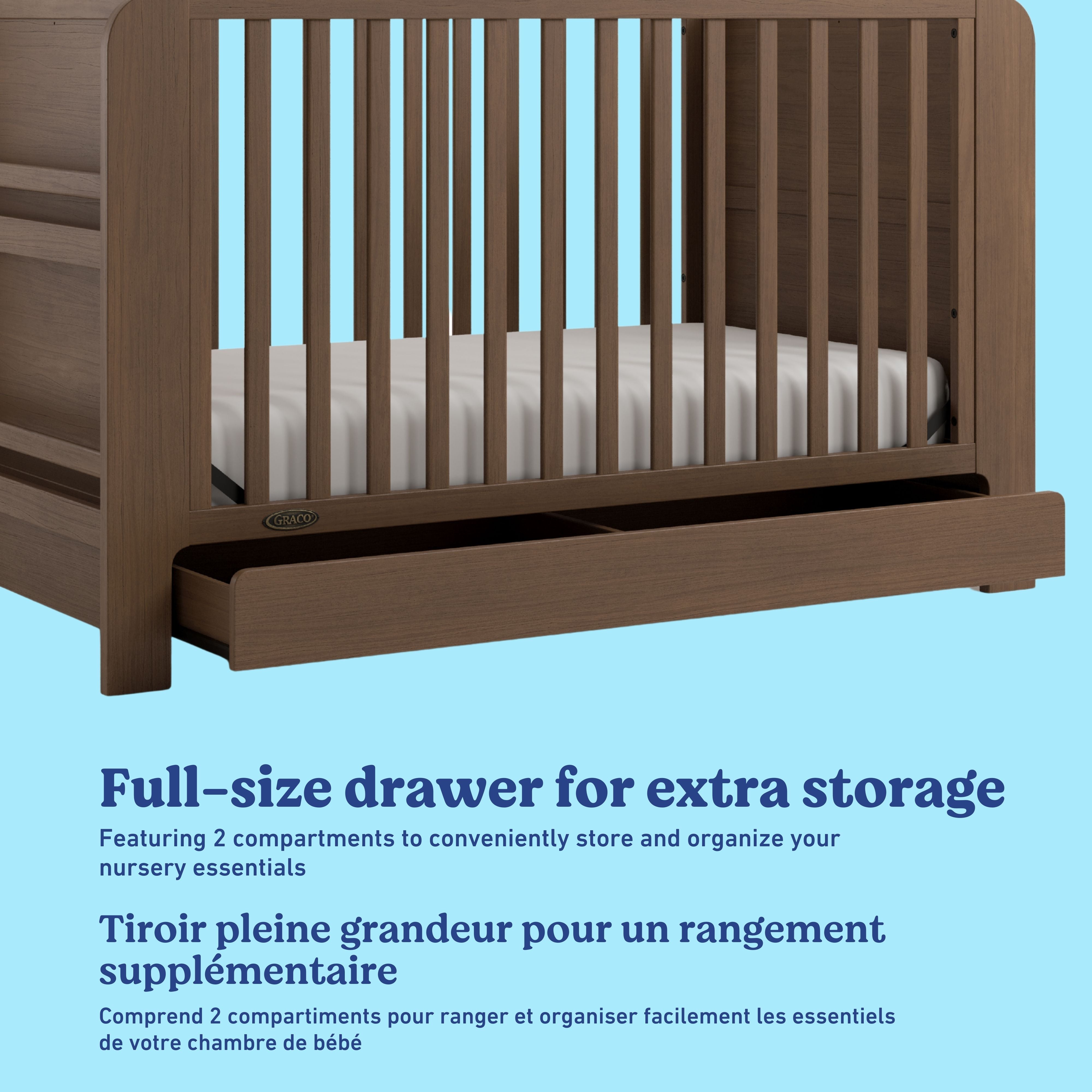 Read-with-me hazelnut crib storage callout