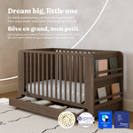 Read-with-me hazelnut crib style callout