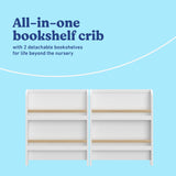 Read-with-me white with driftwood crib bookcase callout