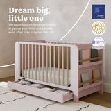 Read-with-me blush with driftwood crib callout