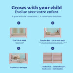 Read-with-me blush with driftwood crib conversions callout