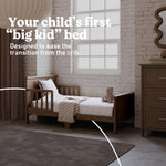 Bailey hazelnut toddler bed callout