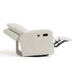 timeless ivory glider side view in reclined position