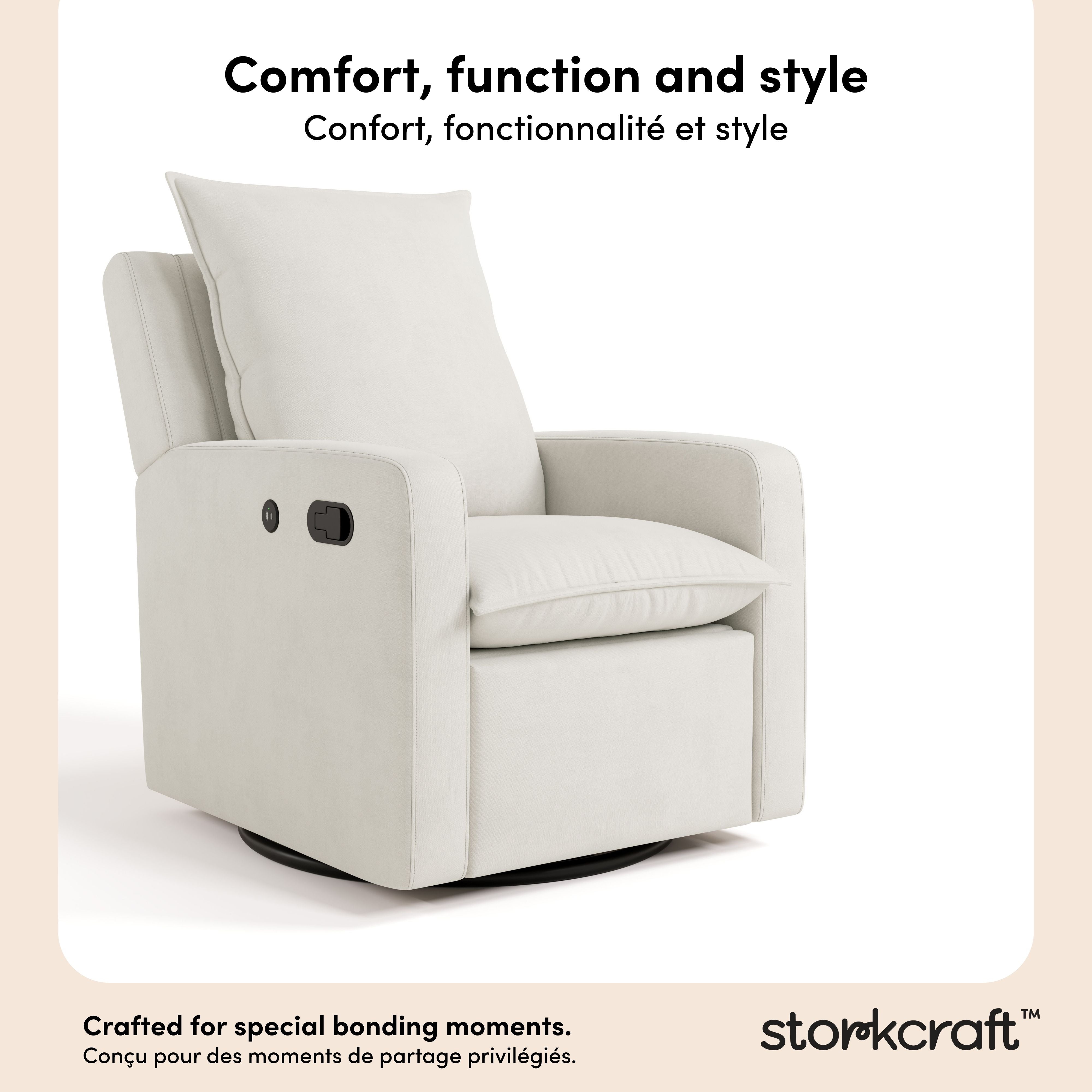 Timeless ivory recliner style callout