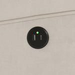 serenity ivory glider close up of usb ports