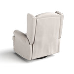 Storkcraft® Serenity Wingback Upholstered Recliner Glider.