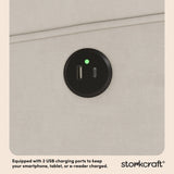 Serenity ivory glider dual USB ports callout