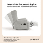 Serenity steel recliner manual recline callout