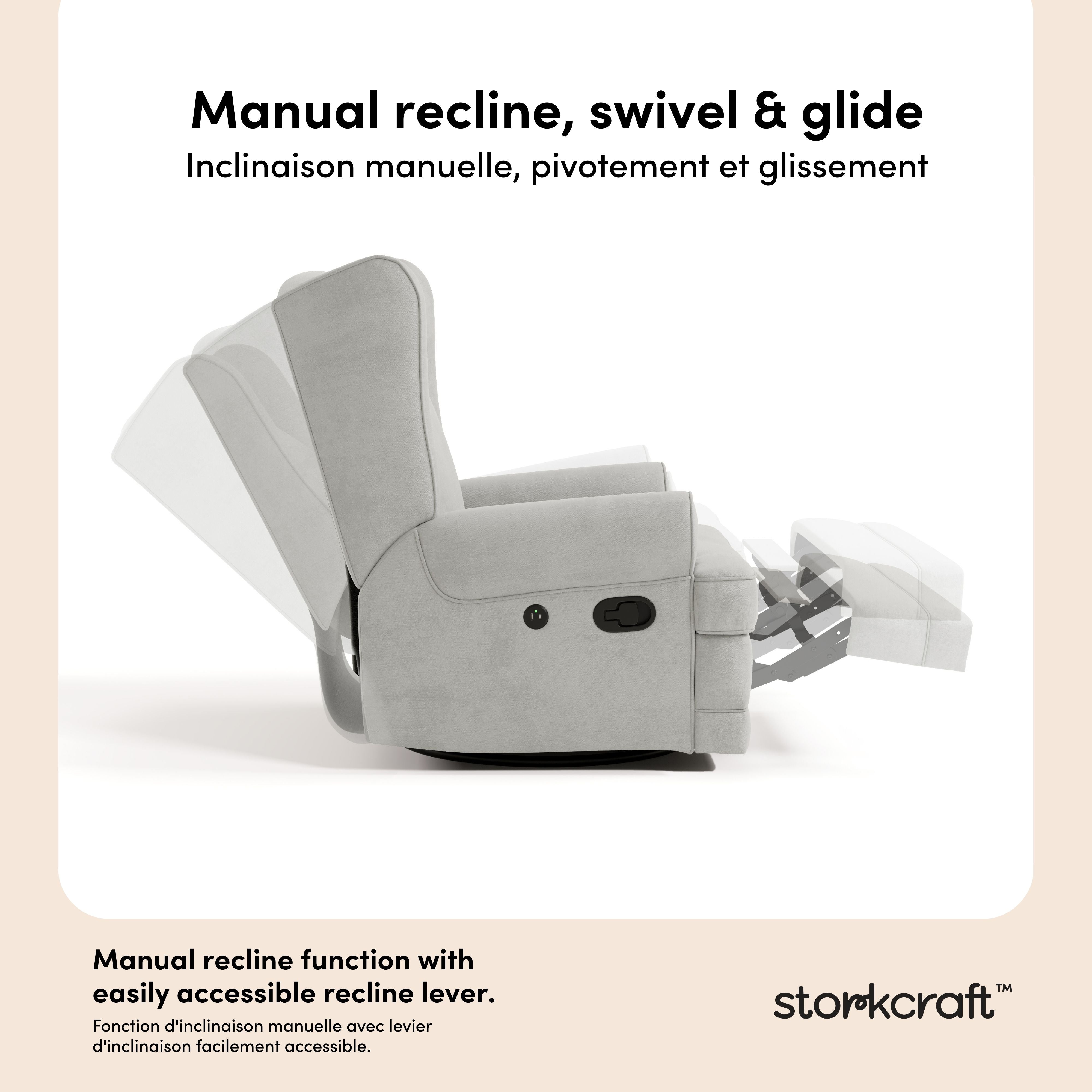 Serenity steel recliner manual recline callout