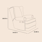 Serenity glider drawing with dimensions