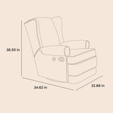 Serenity glider drawing with dimensions