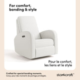 Santa Monica ivory basketweave recliner style callout