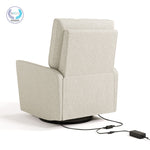 Santorini dune basketweave glider with PTPA logo on top left