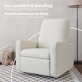 Teddi ivory boucle power recliner style callout