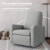 Teddi salt and pepper boucle power recliner style callout